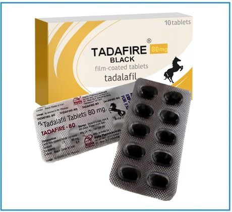 Tadafire 80mg Black (Tadalafil): cena za 2 balenia