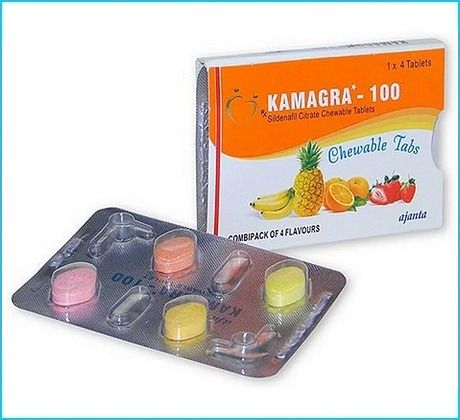 Kamagra 100mg ovocné: cena za 2 balenia